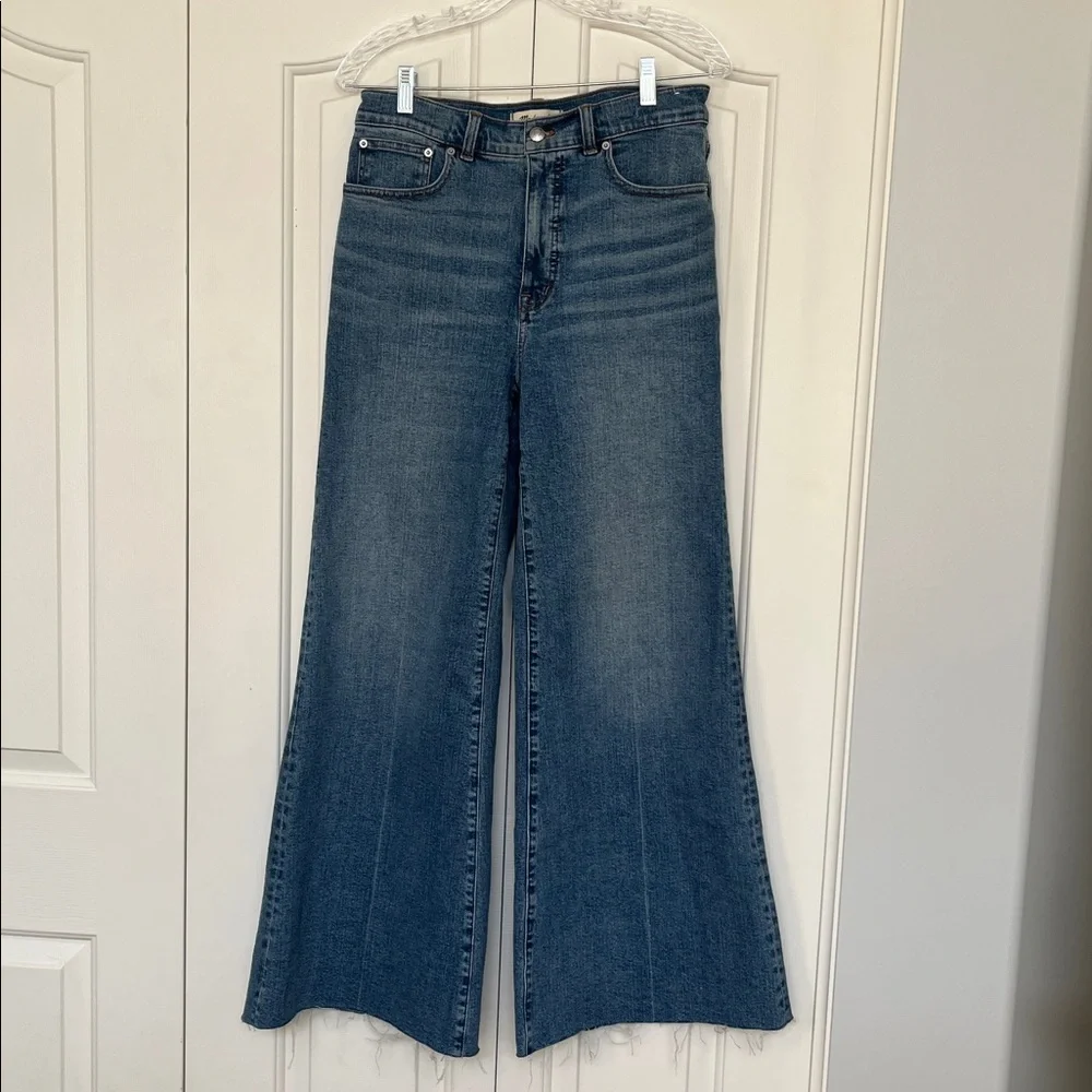 Madewell Flared Wide Leg Crop 28 Tall - Picture 3 of 4